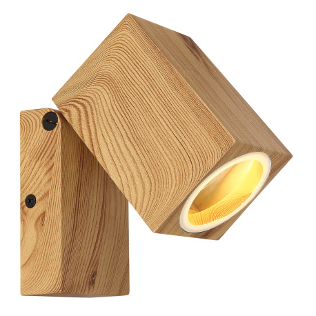 Vonkajšie svetlo hliník imitácia dreva, sklo číre, nastaviteľné, smer svetla: nadol, IP44, ŠxV: 65x1