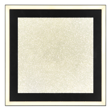 Stropné svietidlo, kov čierny, plast, zrkadlový krištáľový efekt, plast čierny, plast biely, niekoľk 14