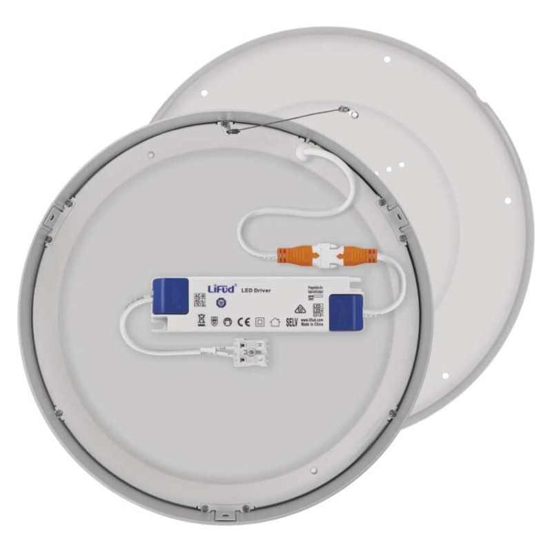 LED povrchové svietidlo NEXXO, okrúhle, biele, 28,5W, neutrálna biela 11