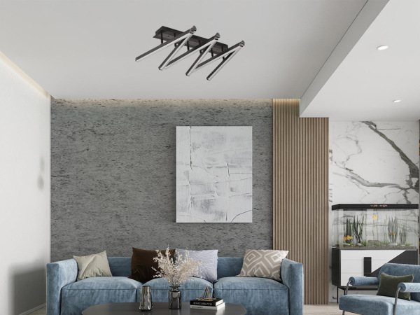 LED stropné svietidlo s diaľkovým ovládačom 75W - J3371/BCH 6