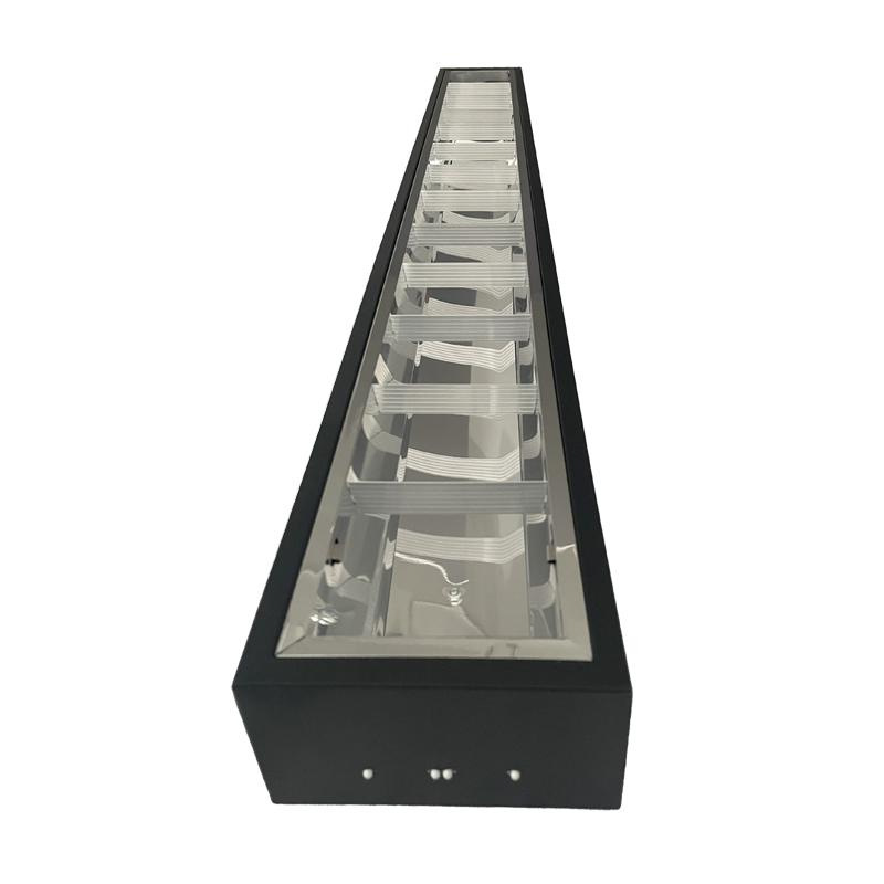 Čierne žiarivkové prisadené svietidlo na 2 x T8 ( 120cm LED trubica ) - TL301B 2