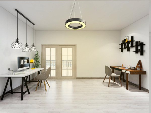 LED závesné svietidlo na lanku s diaľkovým ovládačom 45W / 3000K - 6500K - LCL7421R-H 9