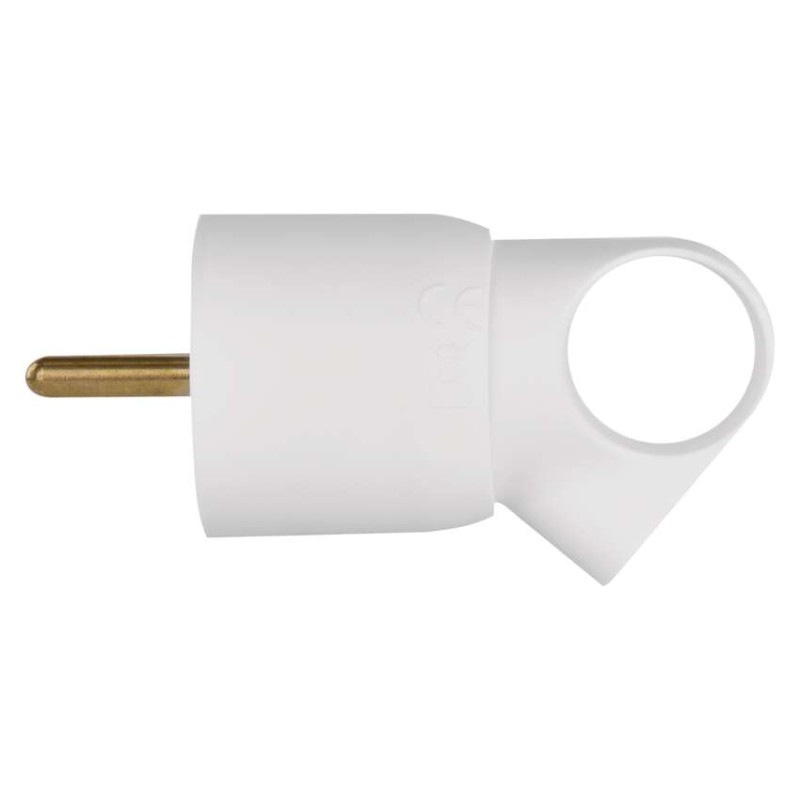 Legrand vidlica priama s úchytom, biela 2