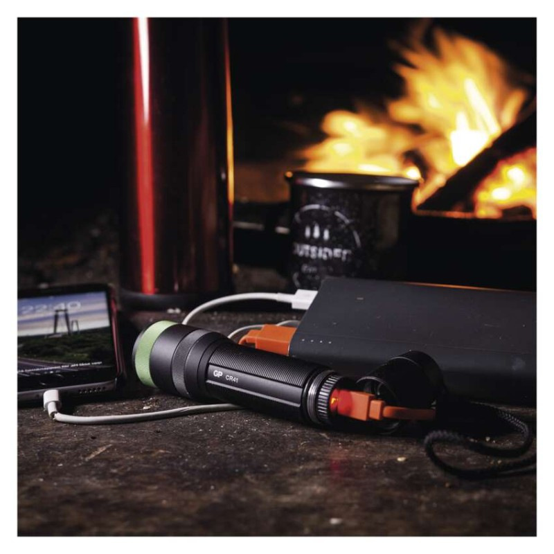 CREE LED nabíj. svietidlo GP CR41, 650 lm, 2600 mAh, fokus 1