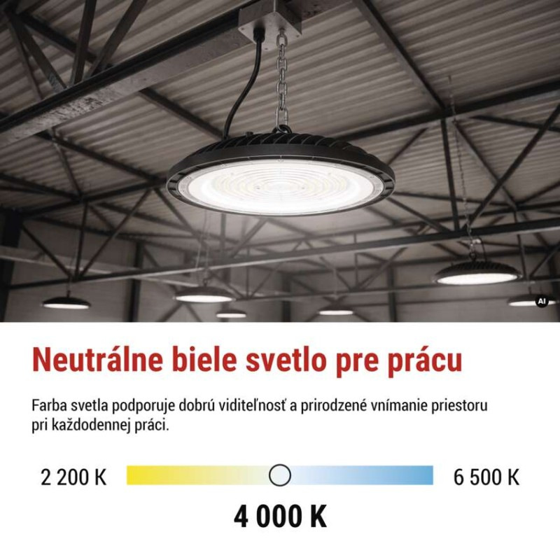 LED priemyselné závesné svietidlo HIGHBAY CIRUS 77W 8