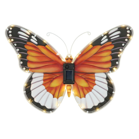 Solárne svietidlo, plast farebný/čierny matný/priehľadný, vypínač, batéria súčasťou balenia AAA 200m 4