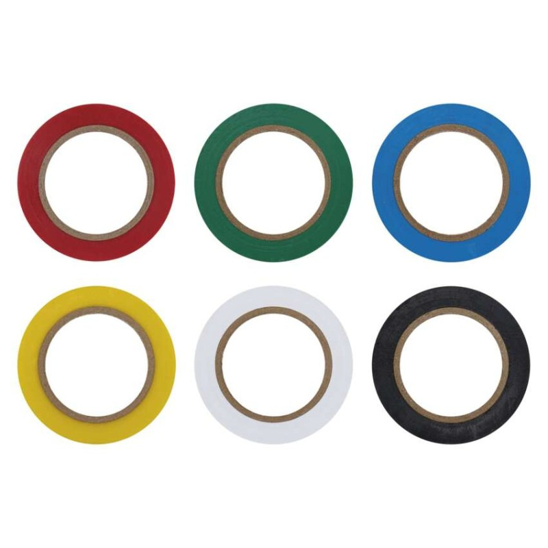 Izolačná páska PVC 15mm / 8m farebný mix 5