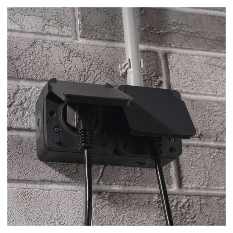 EMOS Cyklone zásuvka dvojnásobná IP55 13