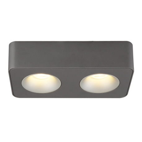 LED reflektor, hliník sivý tmavý, plast sivý, plast číry, DxŠxV: 224x117x55mm, vrátane LED 11W 230V, 3