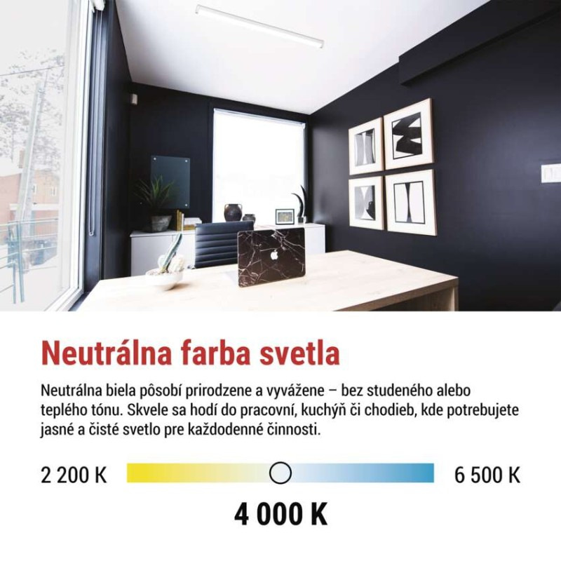 LED liniové svietidlo MANO 20W, neutrálna biela 3