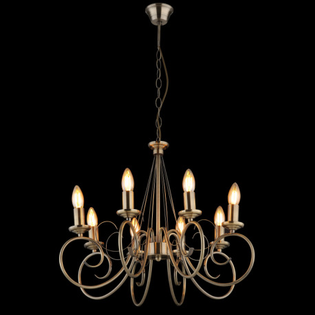 Závesné svietidlo, mosadz, Ø 550, V:1350 bez žiaroviek 8xE14, max. 40W 230V. 9