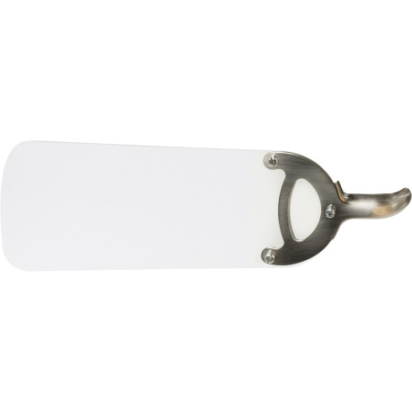 Stropný ventilátor, sklo, nikel matný, MDF grafit a biela, 3 rýchlosti, 2 smery otáčania, ťahový vyp 6