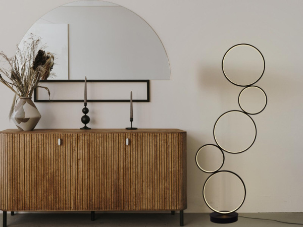 LED dizajnová stojaca lampa 85W - JF2309/B 3