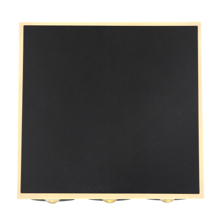 Nástenné svietidlo kov čierny matný, akryl biely, plast číry, ŠxV: 220x220mm, H: 50mm, LED 12W 230V, 3