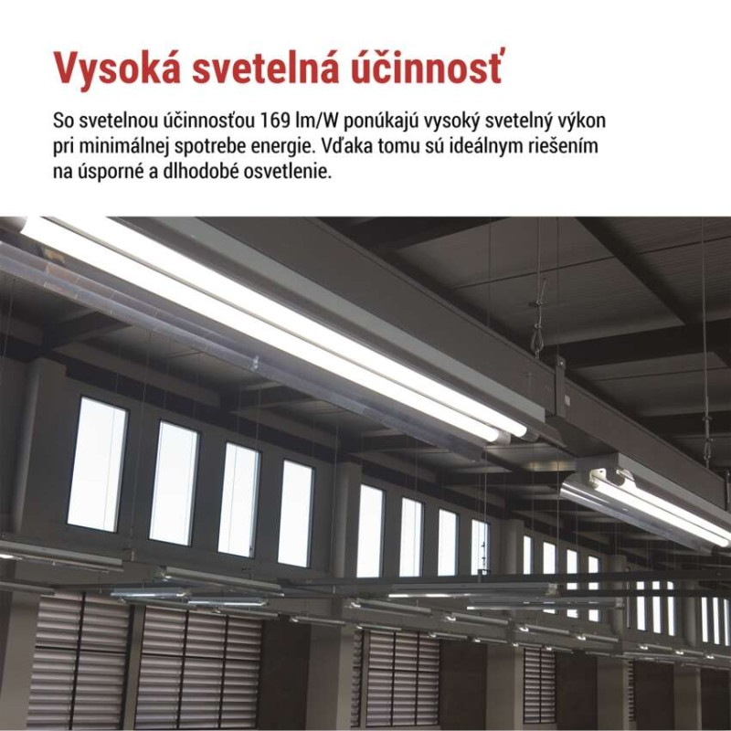 LED trubica T8 24 W 150 cm studená biela 2