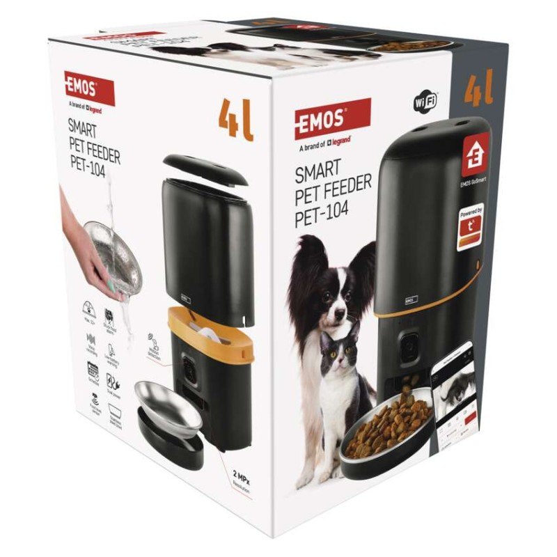 GoSmart dávkovač krmiva Pet Care s kamerou, 4 l, čierny, Wi-Fi 14