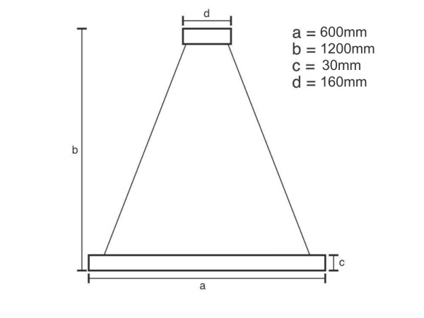LED závesná lampa na lanku + diaľkový ovládač 40W - J4386/B 2