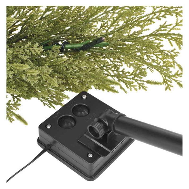 LED vetvičky so solárnym panelom, vonkajšie aj vnútorné, teplá biela 10