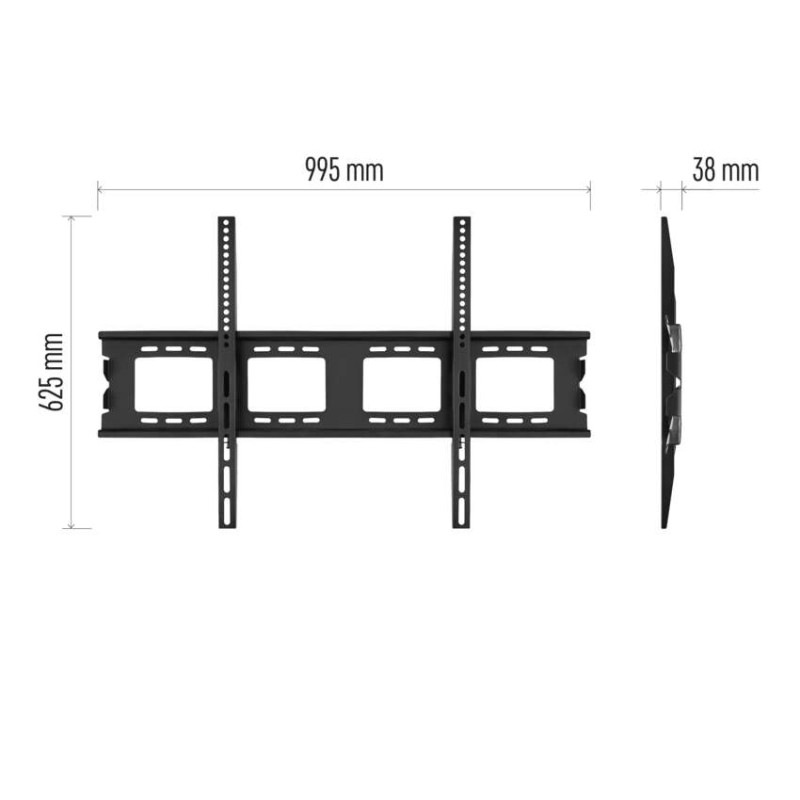 Pevný nástenný TV držiak 50–120" (127–305 cm) 9