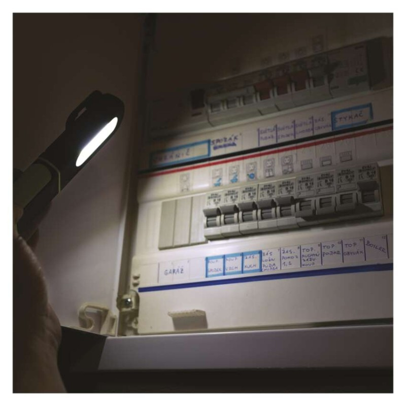 COB LED + SMD LED nabíj. svietidlo P4537, 330 lm, 1200 mAh 6