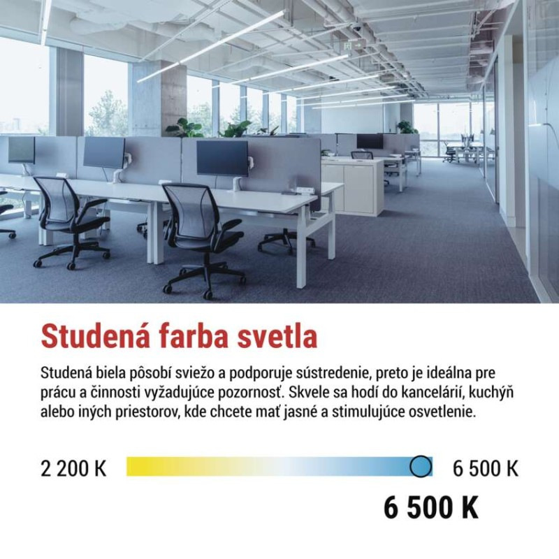 LED trubica T8 24 W 150 cm studená biela 4