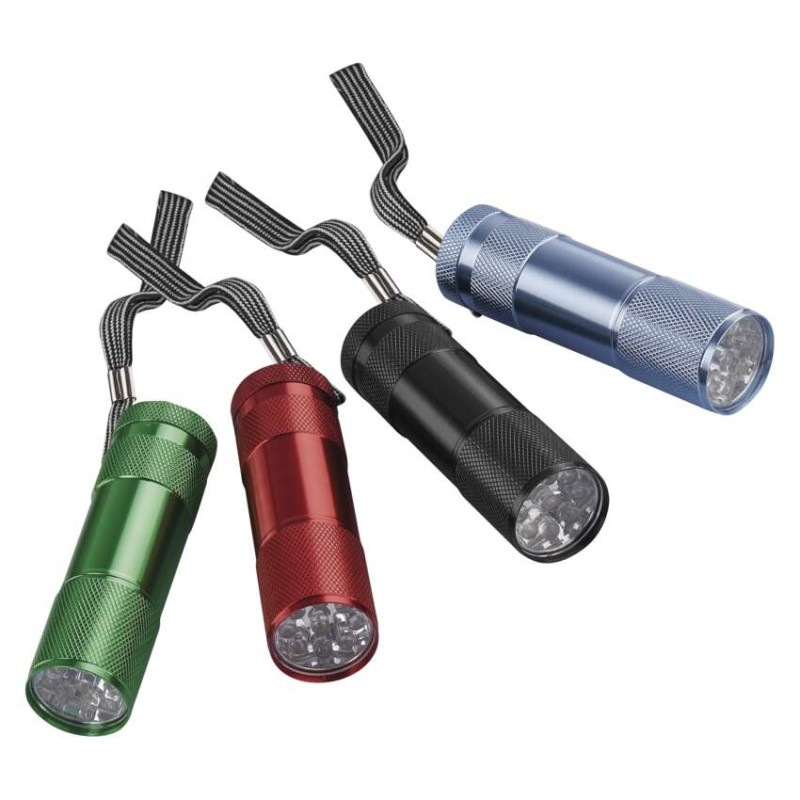 LED ručné kovové svietidlo P3848A, 50 lm, 3× AAA, 24 ks, display box 4