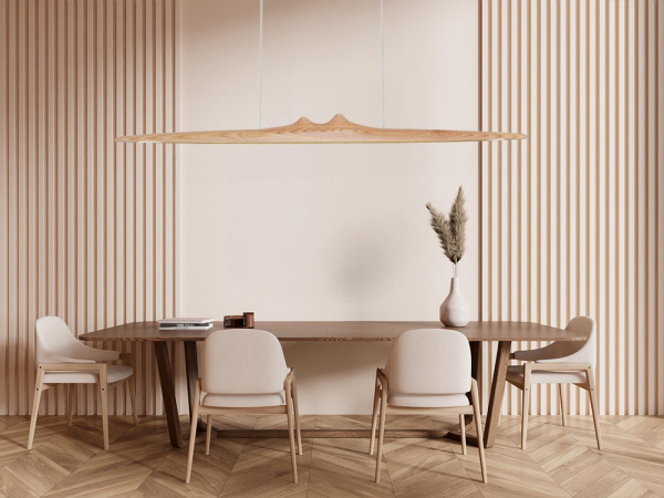 Drevený luster na lanku z masívneho dreva LED 22W / 1200 - WRL0921 7