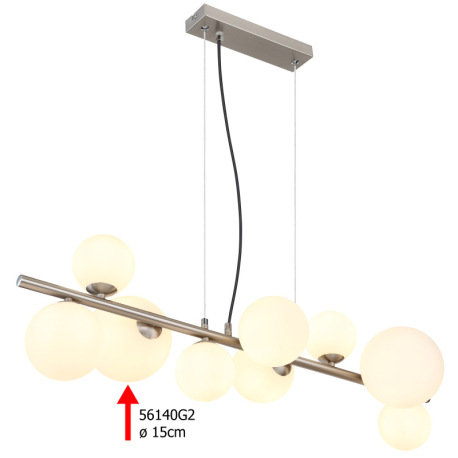 Náhradné sklo opál, Ø 15 cm pre 56140-13H, 56140-6S, 56140-9H