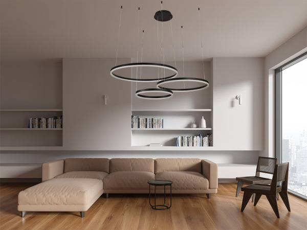 LED závesné svietidlo s diaľkovým ovládačom 125W - J4384/B 11