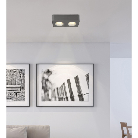 LED reflektor, hliník sivý tmavý, plast sivý, plast číry, DxŠxV: 224x117x55mm, vrátane LED 11W 230V, 1