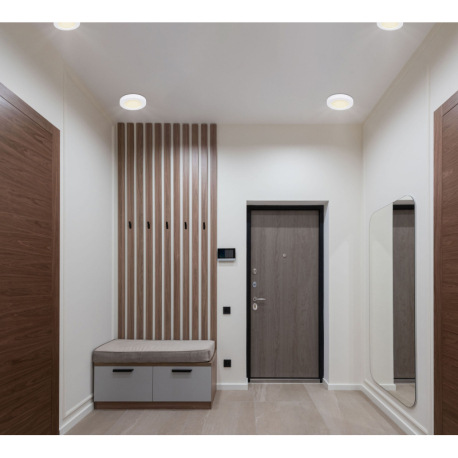 Stropné svietidlo, plast biely, plast biely, zmena farby svetla vypínačom v zadnej časti svetla, zap 1