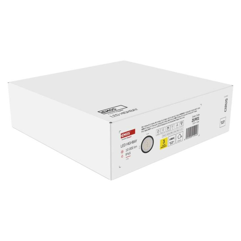 LED priemyselné závesné svietidlo HIGHBAY CIRUS 77W 12