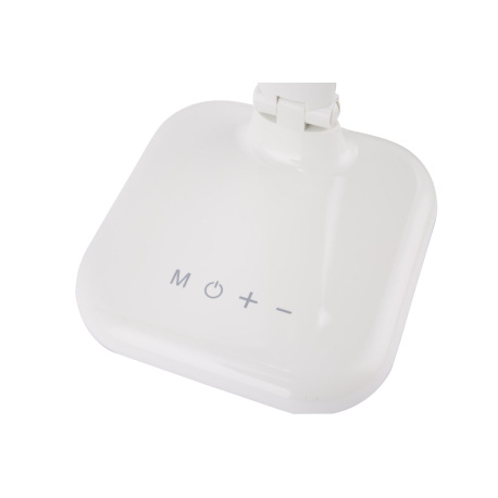 Stolová svietidlo, plast, biela, s adaptérom, nastaviteľná, zmena farby svetla CCT 4000 - 5000 - 600 3