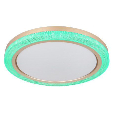 Stropné svietidlo kov biely, zlatá, plast biely, stmievateľné, niekoľko úrovní pomocou nástenného sp 7