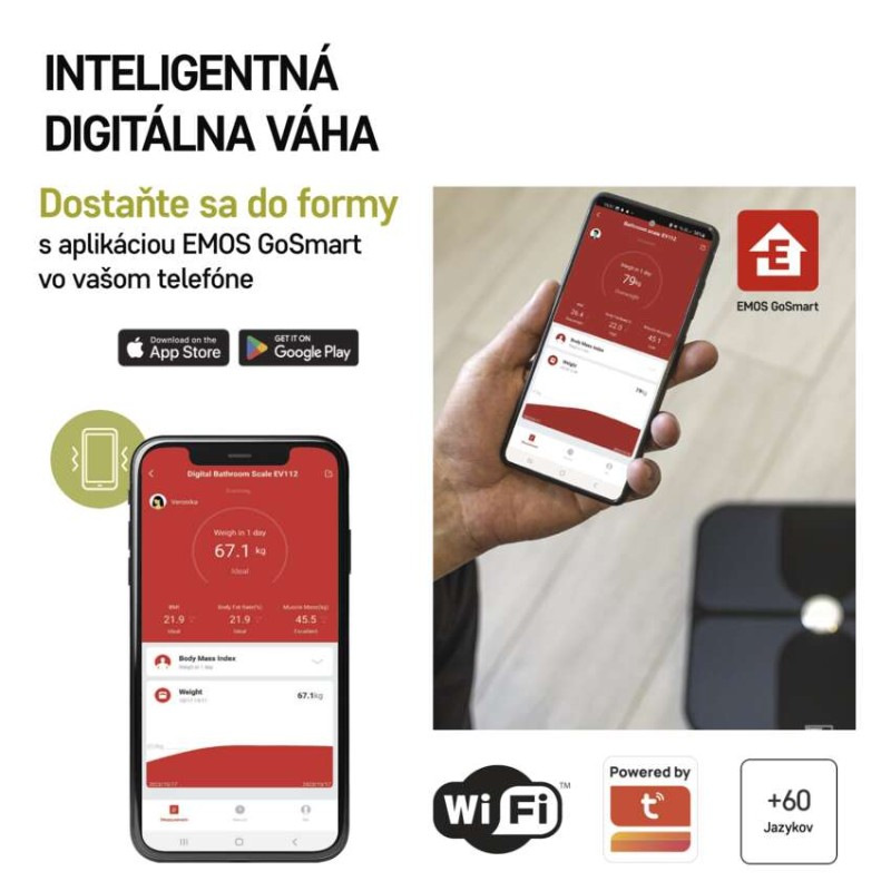 GoSmart Digitálna osobná váha EV112 2