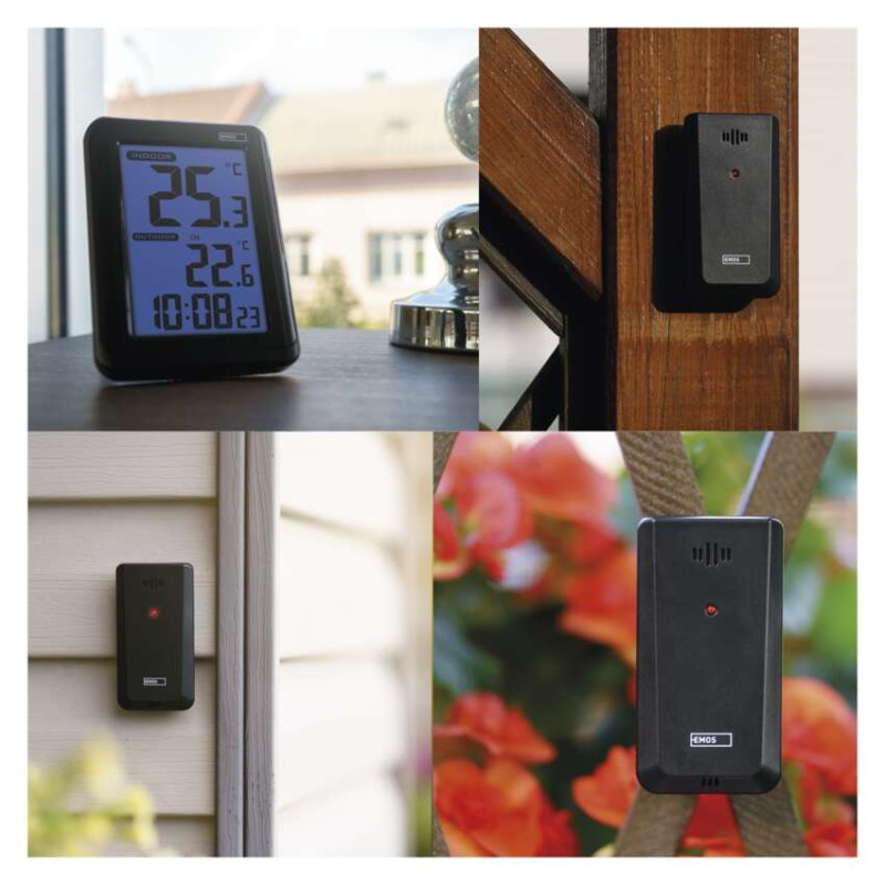 Digitálny bezdrôtový teplomer E8636 2