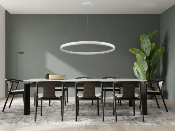 LED visiace svietidlo + diaľkový ovládač 55W - J4309/W 8