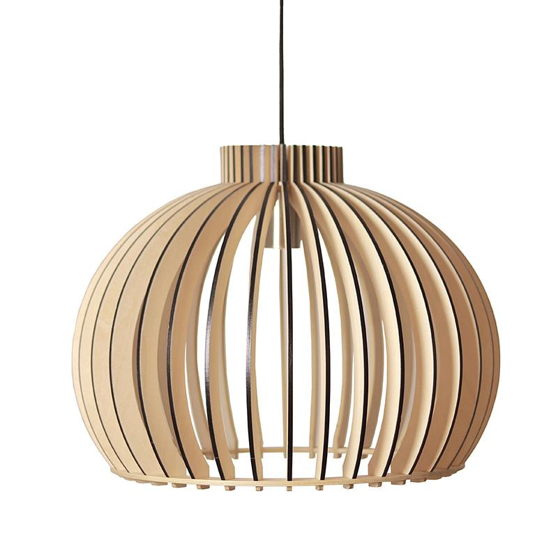 Závesný luster z masívneho dreva E27 / 450 - WRE142 5