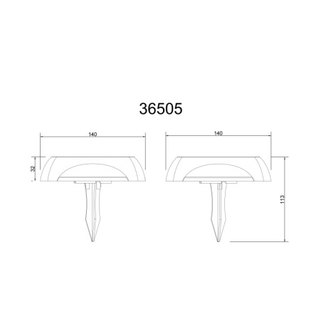Solárne svietidlo, hliník čierny matný, plast čierny/biely, spínač, batéria CR18650 1500mAh 3,7V, IP 10