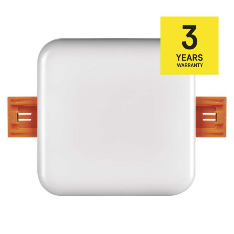 LED panel VIXXO 75×75, štvorcový vstavaný biely, 6W neutr. b.,IP65 8