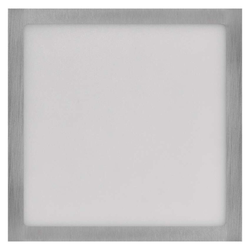 LED prisadené svietidlo, štvorec, strieborné, 12,5W, CCT 6