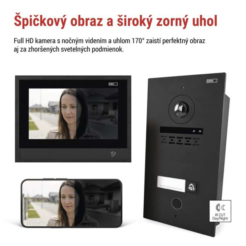 Sada domáceho video vrátnika GoSmart IP-880A 2WIRE s WiFi 2