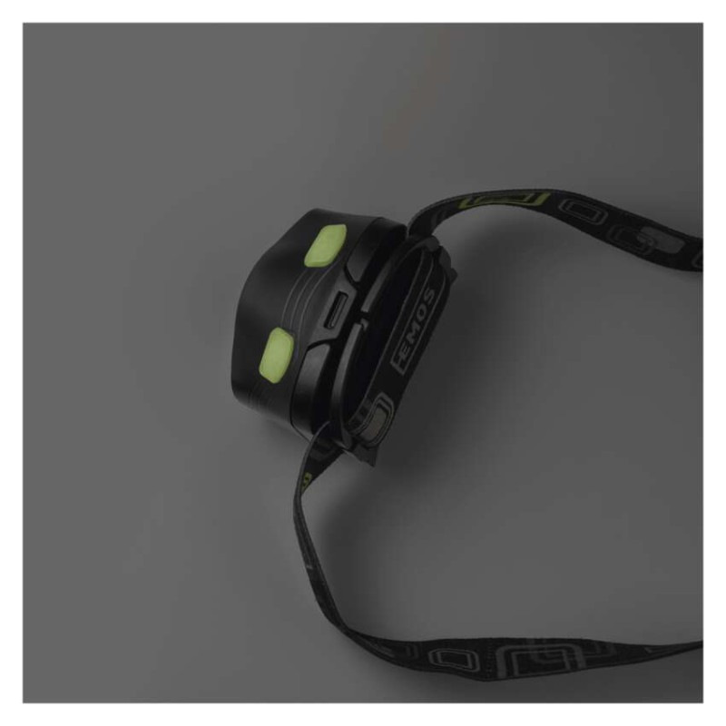 COB LED + LED čelovka P3536, 220 lm, 100 m, 3× AAA 10