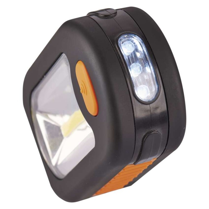 COB LED pracovné svietidlo P3889, 200 lm, 3× AAA, 12 ks, display box 7