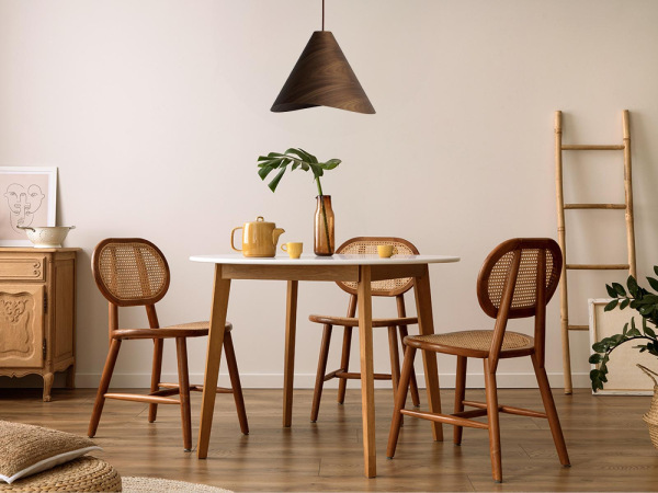 Závesné svietidlo z masívneho dreva E27 / 450 - WRE022 4