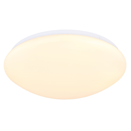 Stropné svietidlo, kov biely, plast opál, niekoľko úrovní pomocou nástenného vypínača, pam. funkcia,