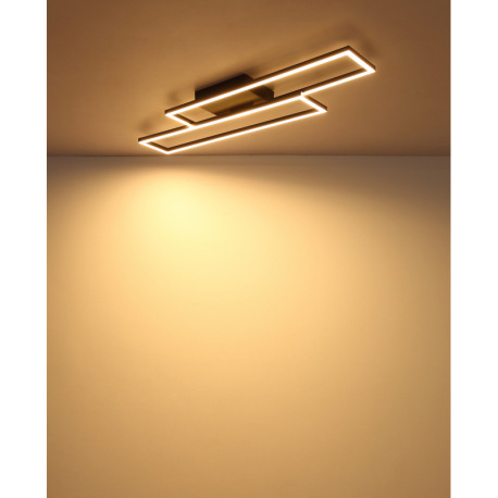 Stropné svietidlo, plast čierny, plast čierny, plast biely, nastaviteľné, DxŠxV: 800x220x56mm, vráta 7