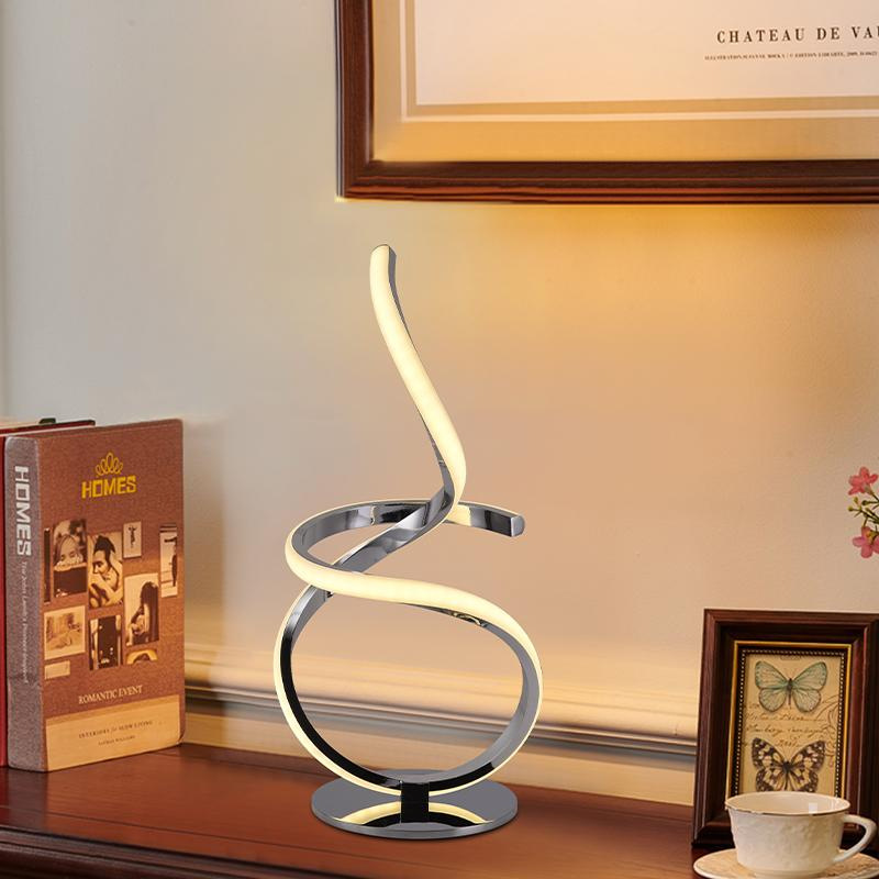 LED dizajnová stolná lampa 24W - JT1307/CH 3