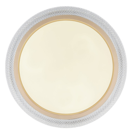 Stropné svietidlo kov biely, zlatá, plast biely, stmievateľné, niekoľko úrovní pomocou nástenného sp 3