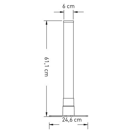 Stojanové svietidlo, plast sivý a priehľadný, čierny PVC kábel, s vypínačom na kábli, RGB zmena farb 13